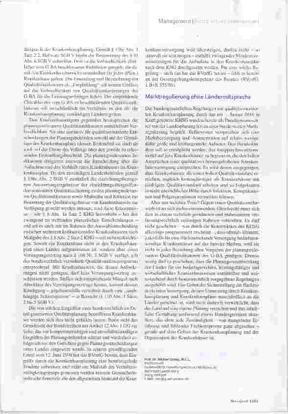 Vorschauseite 4: Heikler Eingriff in die Länderhoheit