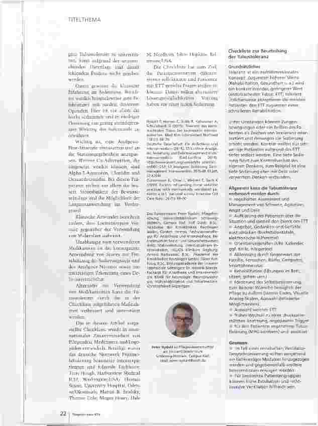 Vorschauseite 3: Tubustoleranz: Checkliste reduziert Unsicherheiten