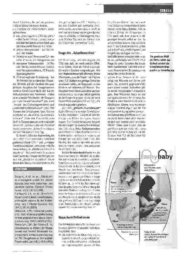 Vorschauseite 2: Ist Geburtsstress gut fürs Kind?