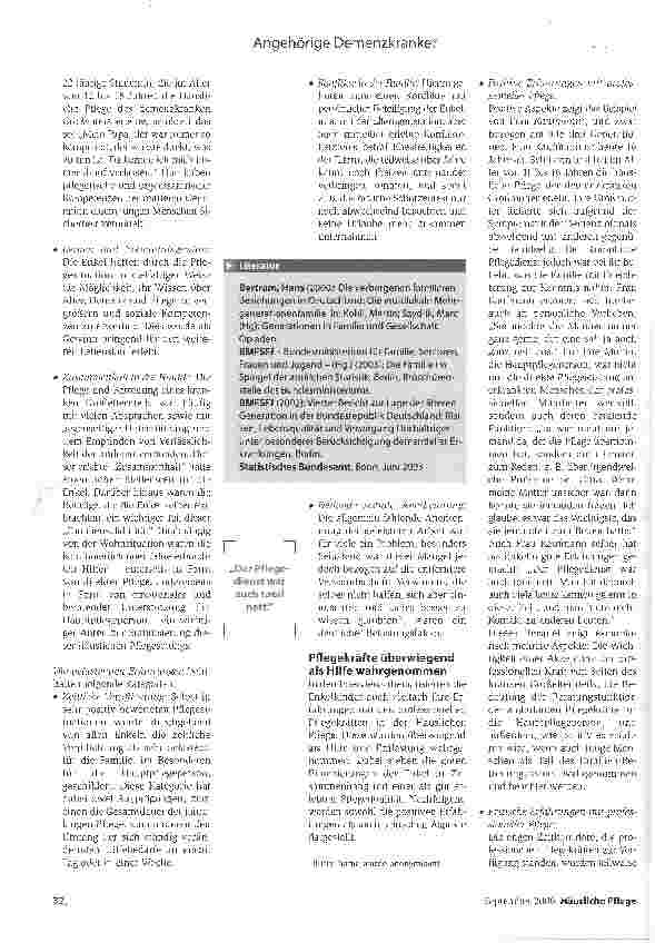 Vorschauseite 3: Früh erfahren, dass Pflege zu Hause gelingen kann