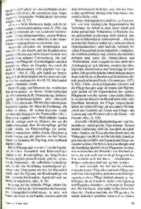 Vorschauseite 4: Krankenpflege und Macht - Anwendung sogenannter poststrukturalistischer Theorie auf die Analyse der Machtverhältnisse im Frauenberuf Krankenpflege