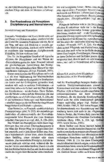 Vorschauseite 5: Krankenpflege und Macht - Anwendung sogenannter poststrukturalistischer Theorie auf die Analyse der Machtverhältnisse im Frauenberuf Krankenpflege