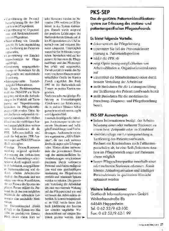 Vorschauseite 2: Dokumentation des Pflegeaufwands