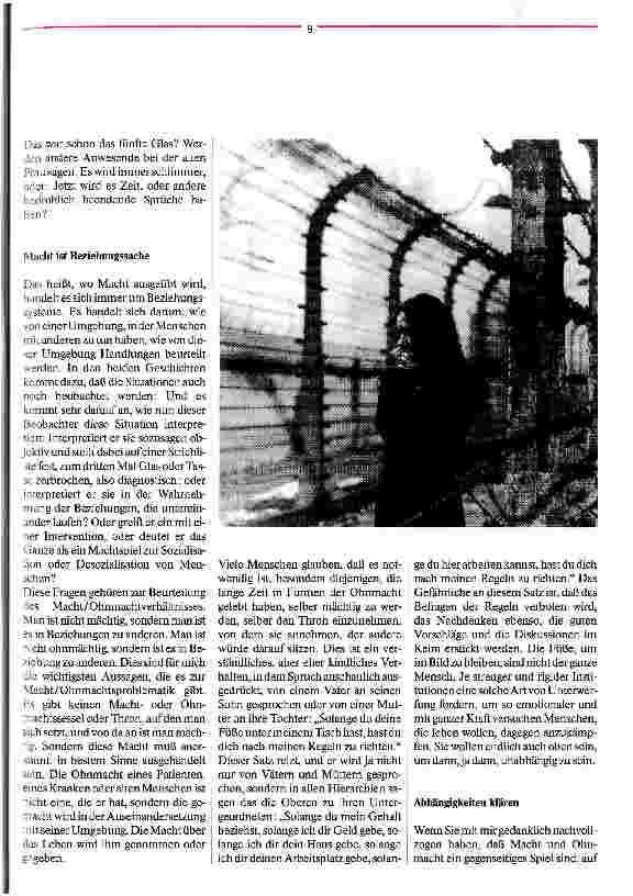 Vorschauseite 6: Abhängigkeiten erfordern, immer wieder den Mund aufzumachen Macht und Ohnmacht in der Pflege
