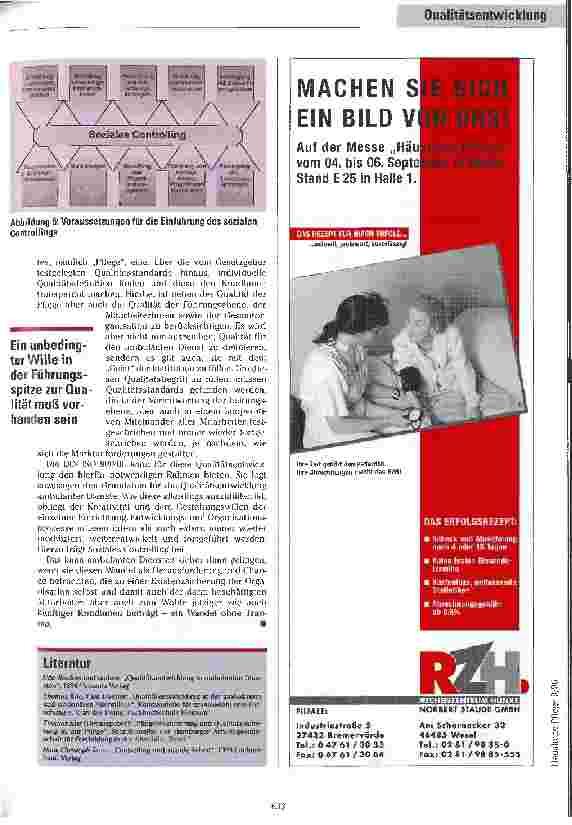 Vorschauseite 5: Notwendiger Wandel ohne Trauma - Qualitätsentwicklung und -sicherung - eine weitere Herausforderung für ambulante Dienste