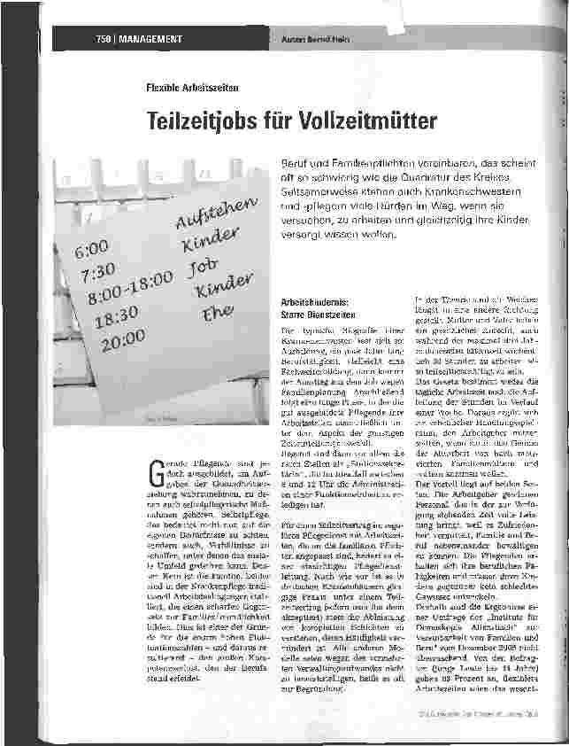 Vorschauseite 1: Teilzeitjobs für Vollzeitmütter