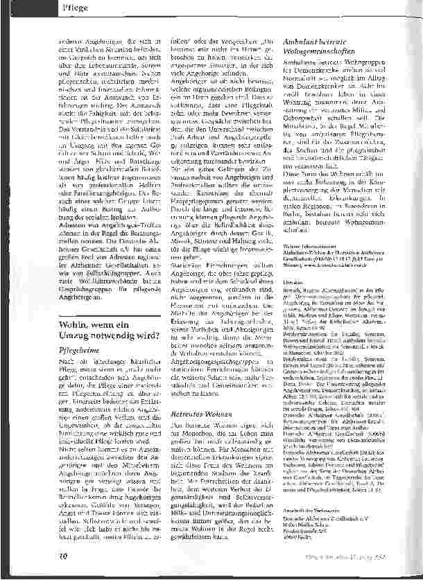 Vorschauseite 4: Wenn es dem Partner zu viel wird - Entlastungsangebote für pflegende Angehörige von Demenzkranken