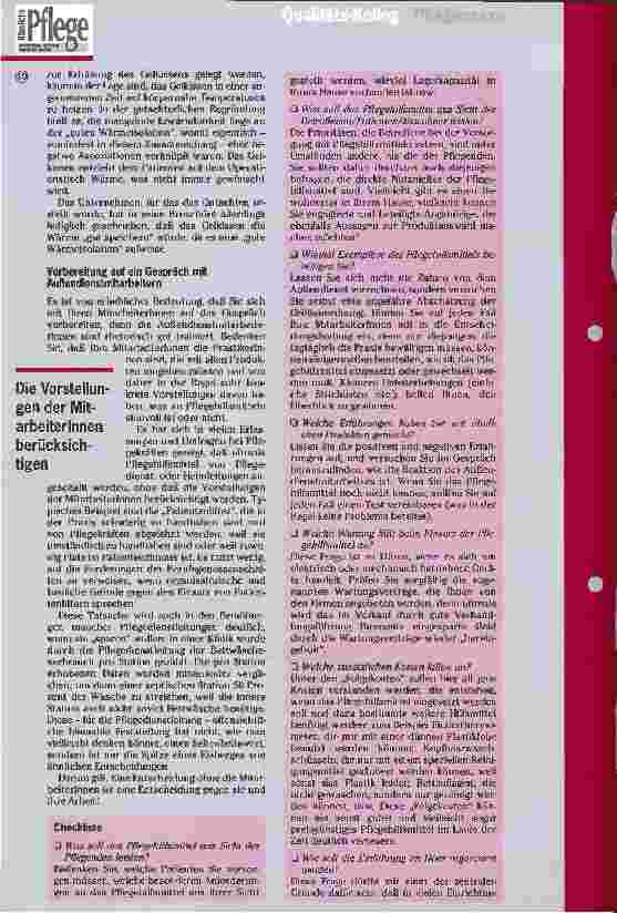 Vorschauseite 2: Möglichkeiten und Strategien zur Prüfung von Pflegehilfsmitteln