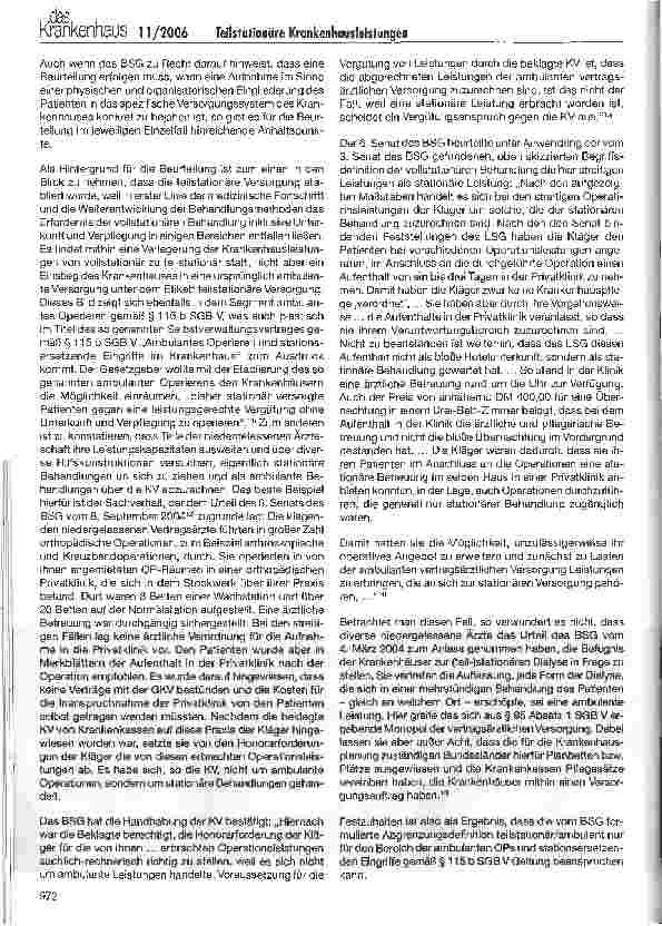 Vorschauseite 4: Teilstationäre Krankenhausleistungen - Rechtliche Definition und Abgrenzung zu anderen Behandlungsformen