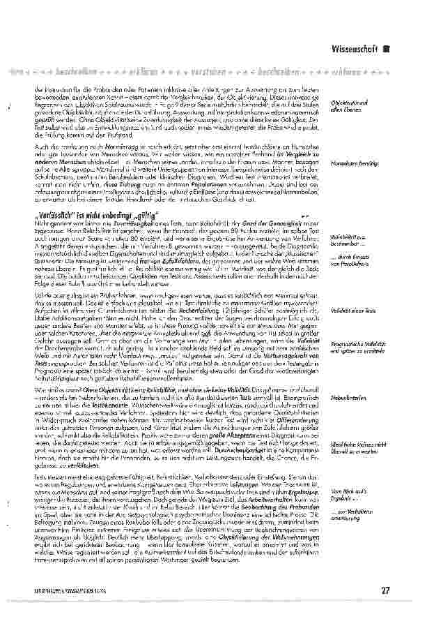 Vorschauseite 2: Folge 11: Anforderungen an Tests und Assessments