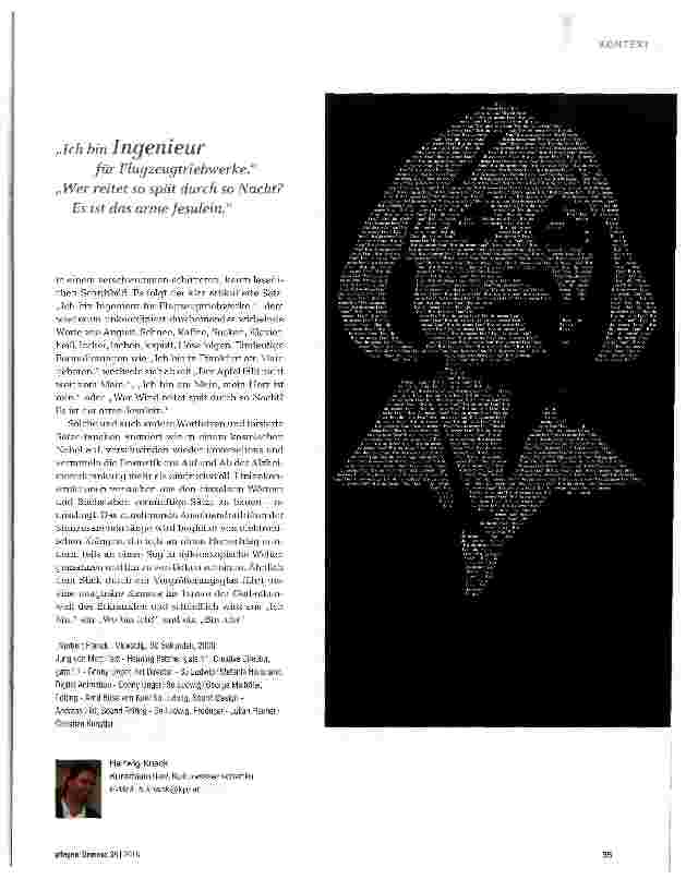 Vorschauseite 4: Fragmentierte Gedankenwelten