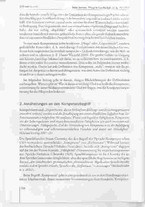Vorschauseite 2: Was sind „Kompetenzen und wieso können sie für Pfiegende wichtig sein?