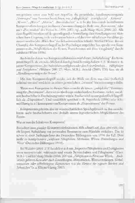 Vorschauseite 3: Was sind „Kompetenzen und wieso können sie für Pfiegende wichtig sein?