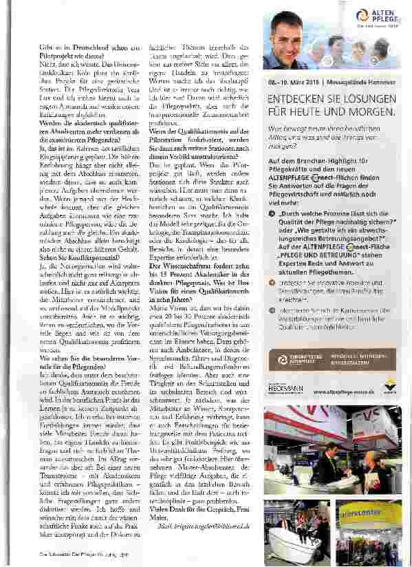 Vorschauseite 3: Freude an fachlichem Austausch wird zunehmen