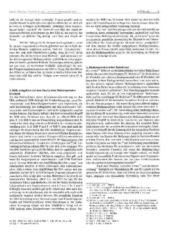 Vorschauseite 5: Bewertung neuer Untersuchungsund Behandlungsmethoden mit Medizinprodukten hoher Risikoklasse in der stationären Versorgung