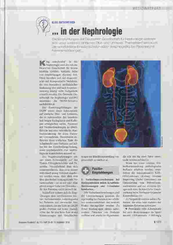 Vorschauseite 1: ... in der Nephrologie