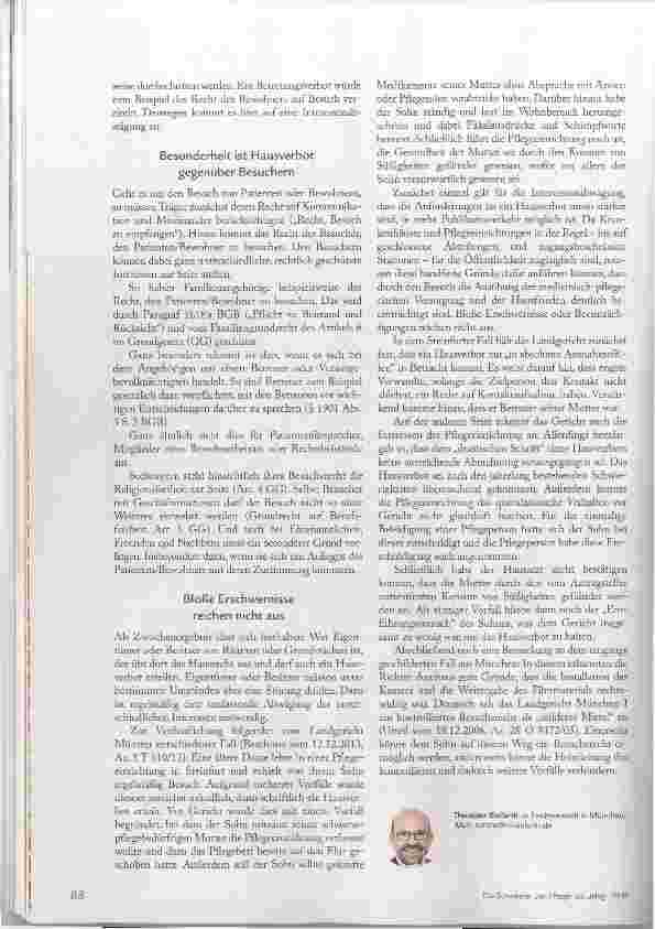 Vorschauseite 3: Hausverbot: Eine heikle Angelegenheit