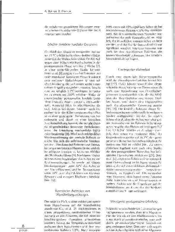 Vorschauseite 4: PERIOPERATIVE HYPOTHERMIE