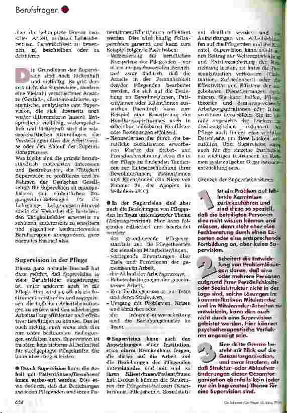 Vorschauseite 3: Supervision in der Pflege