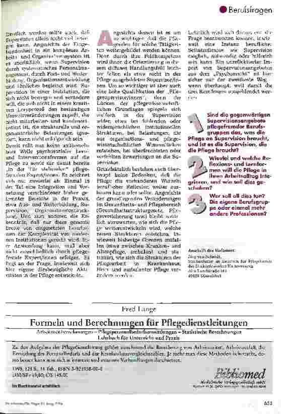 Vorschauseite 4: Supervision in der Pflege