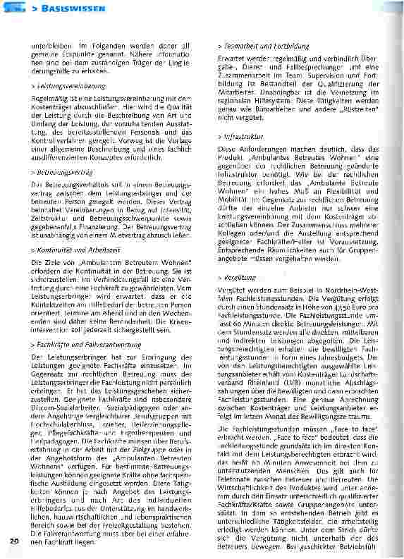 Vorschauseite 4: Berufsbetreuer sollten auf der Suche nach Arbeit einen Blick über den Tellerrand wagenAlternative: Ambulantes Betreutes Wohnen?