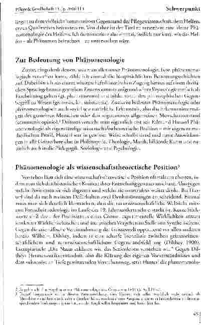 Vorschauseite 2: Eine kleine Phänomenologie des Helfens -Versuch über Husserl