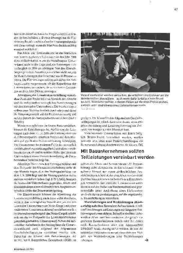 Vorschauseite 2: Mehrausgaben lassen sich reduzieren