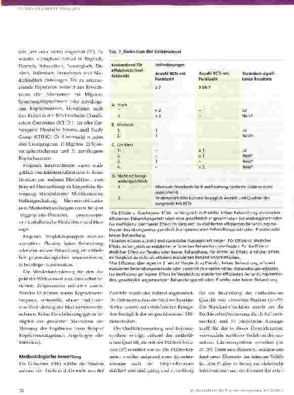 Vorschauseite 3: Effektivität von Manueller Therapie und aktiver Therapie bei Migräne, Spannungskopf schmerz und zervikogenem Kopfschmerz
