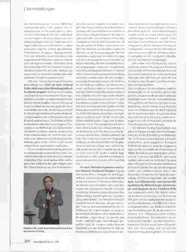Vorschauseite 3: 13. Forum für Hygiene und Infektiologie, 8. Juni 2016, MannheimRisikobewertung in Prävention, Diagnostik und Therapie