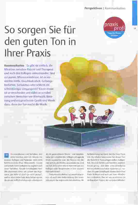 Vorschauseite 1: So sorgen Sie für den guten Ton in Ihrer Praxis