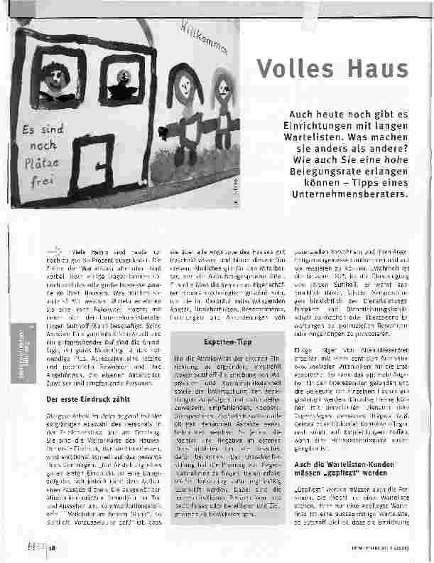 Vorschauseite 1: Volles Haus
