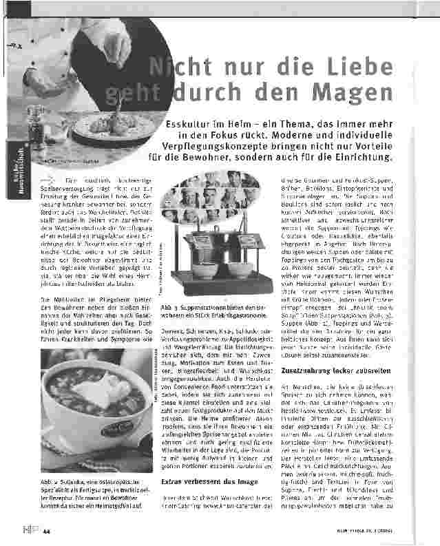 Vorschauseite 1: Nicht nur die Liebe geht durch den Magen