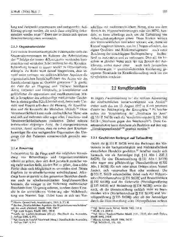 Vorschauseite 3: Strafrechtliche Präventivberatung und Strafverteidigungim Krankenhausbereich