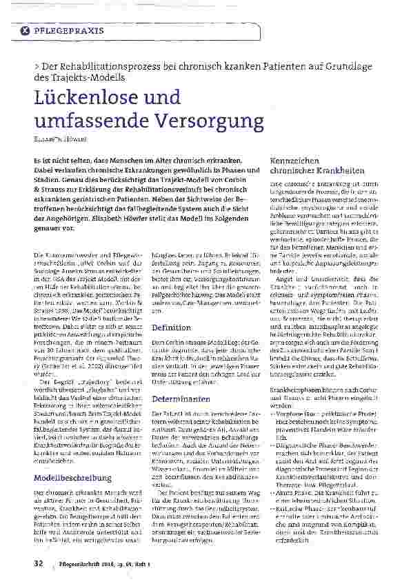 Vorschauseite 1: Lückenlose und umfassende Versorgung