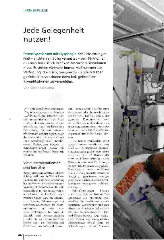 Vorschauseite 1: Jede Gelegenheit nutzen!