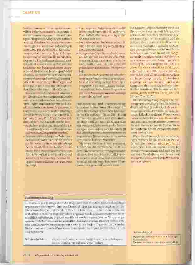 Vorschauseite 2: Dokumentation von Recherchen