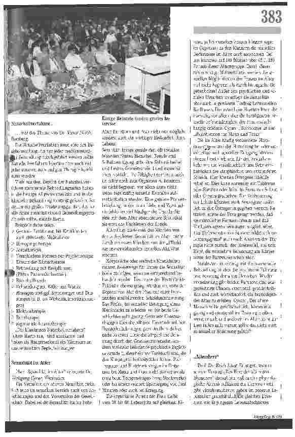 Vorschauseite 2: Kongreß Senioren 86, 14. -16. April 1986 in Karlruhe
