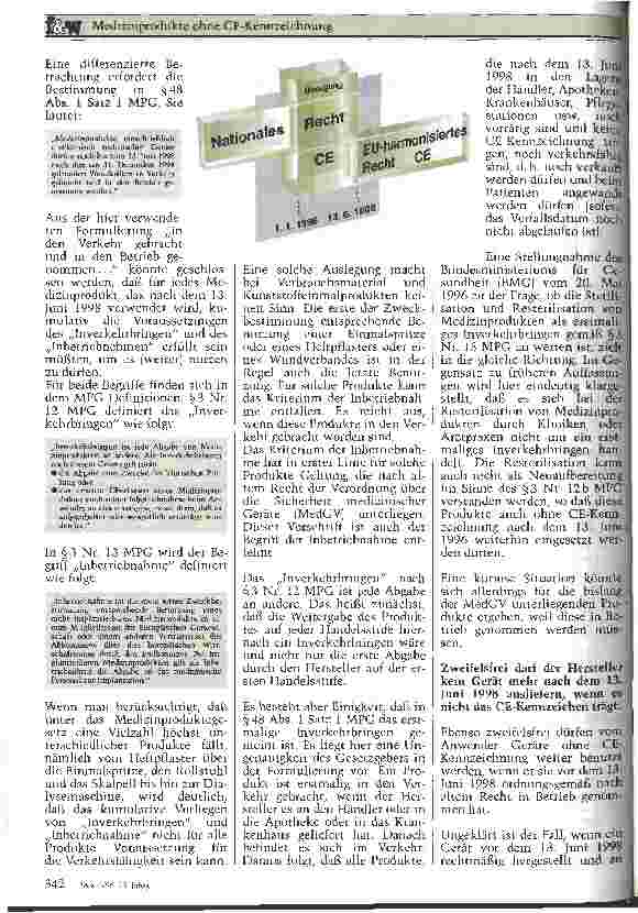 Vorschauseite 2: Medizinprodukte ohne CE-Kennzeichnung