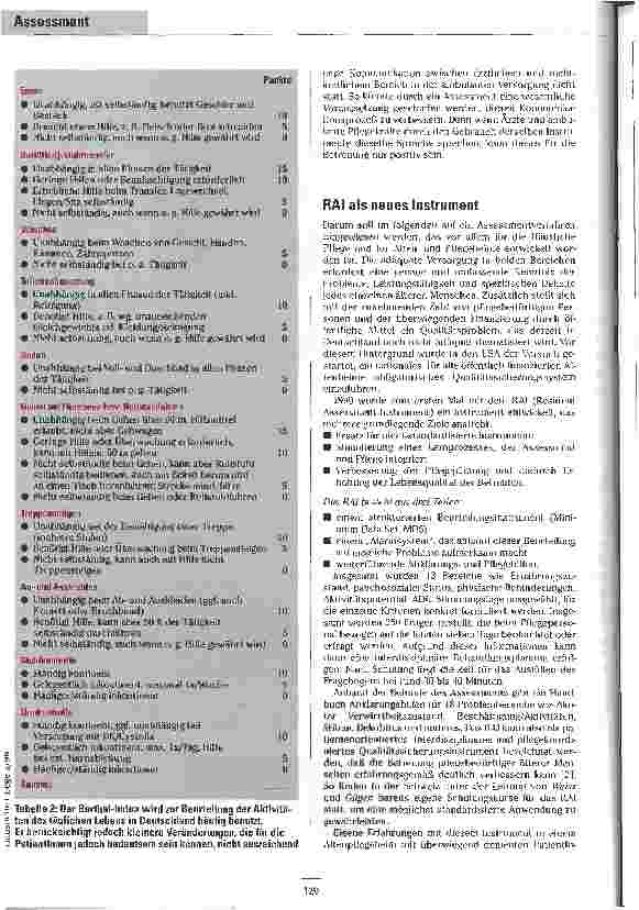 Vorschauseite 4: Sinnvolle Datenerfassung Die Bedeutung des Geriatrischen Assessments für die häusliche Pflege