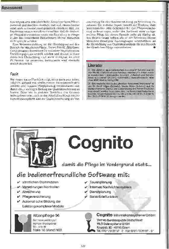 Vorschauseite 5: Sinnvolle Datenerfassung Die Bedeutung des Geriatrischen Assessments für die häusliche Pflege