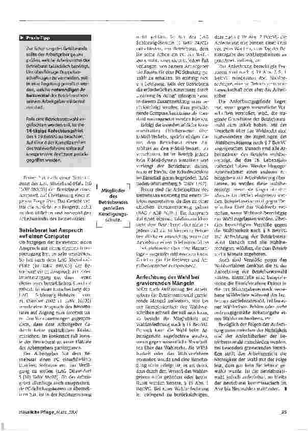 Vorschauseite 2: Kooperation statt KonfrontationArbeitsrecht: Mit dem Betriebsrat konstruktiv zusammenarbeiten