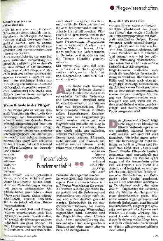 Vorschauseite 2: Pflegerituale