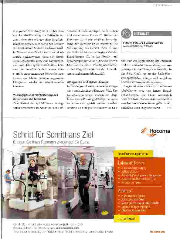 Vorschauseite 2: Moderne Ansätze in der Schlaganfall-Rehabilitation