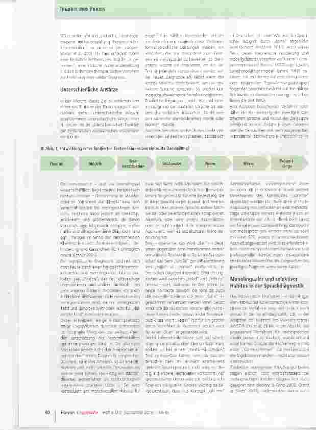 Vorschauseite 3: Kultursensible logopädische Versorgung in der Krise zur Relevanz sozialer Evidenz