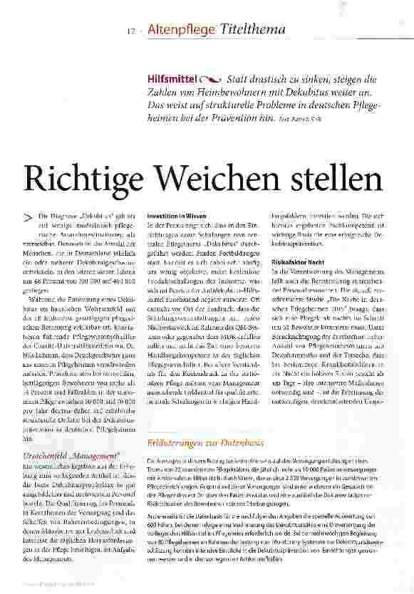 Vorschauseite 2: Richtige Weichen stellen