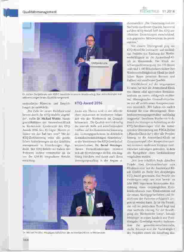 Vorschauseite 2: 16. KTQ-Forum Stabiles Fundament im Wettbewerb