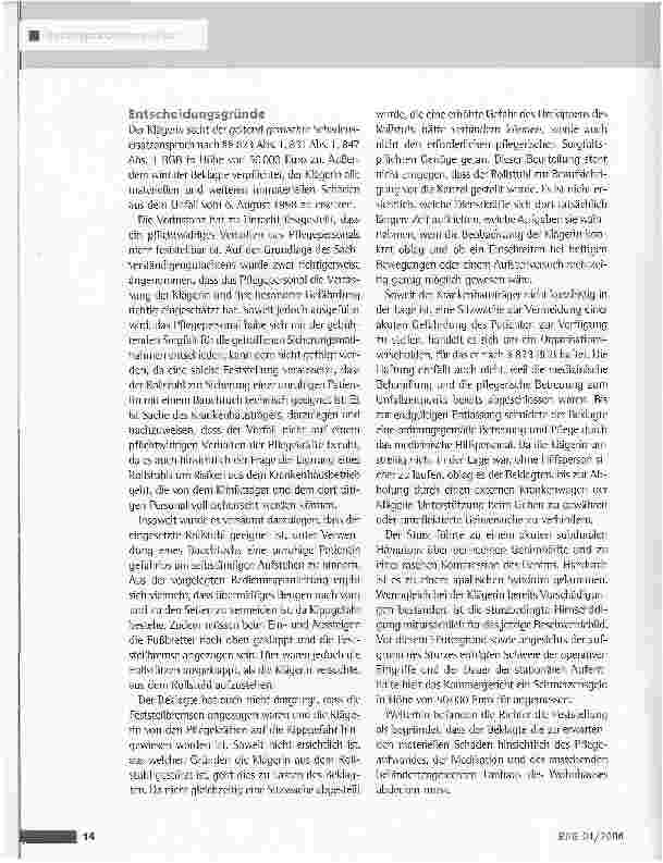 Vorschauseite 2: Sturz aus dem Rollstuhl