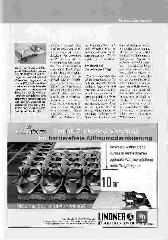 Vorschauseite 2: Sicherheit und Komfort: Pflegebetten im Einsatz