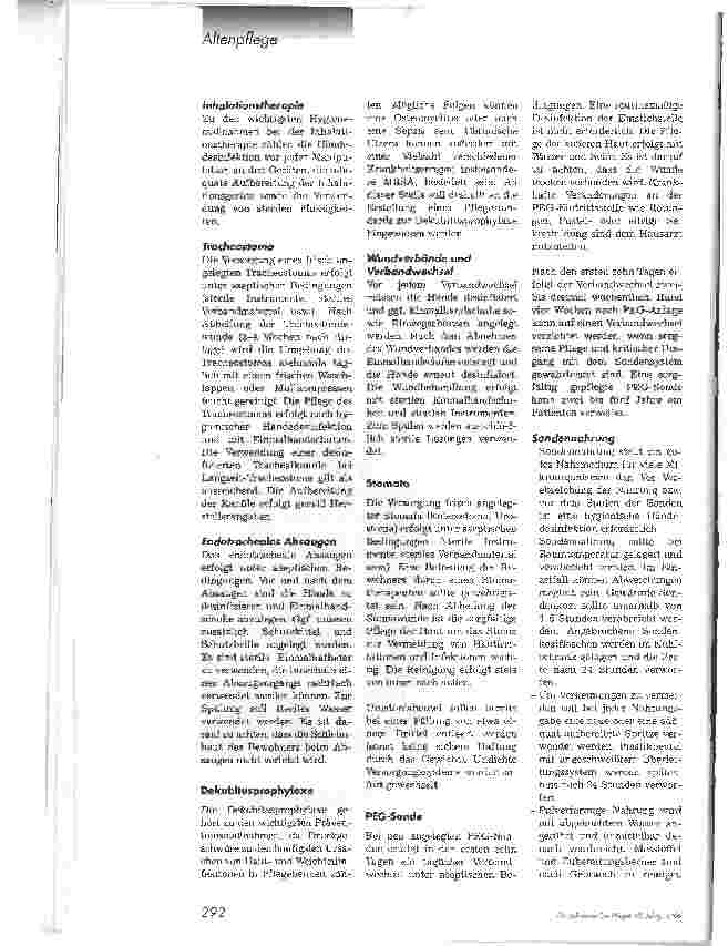 Vorschauseite 5: Hygiene und Infektionsprävention in Einrichtungen der AltenpflegeTeil 1: Spezifische Hygienemaßnahmen