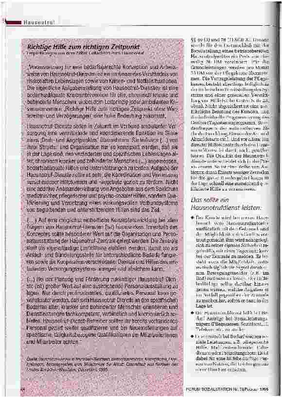Vorschauseite 3: Technik allein schafft keine Sicherheit Hausnotruf-Anbieter kämpfen um Kunden und Konzepte